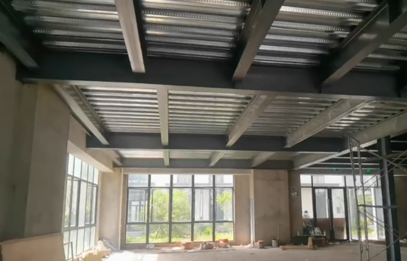 钢结构夹层图片: 钢结构夹层图片: